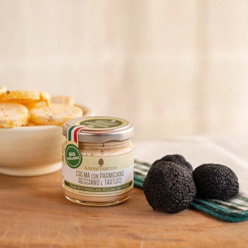 Crema bio con Parmigiano Reggiano e tartufo