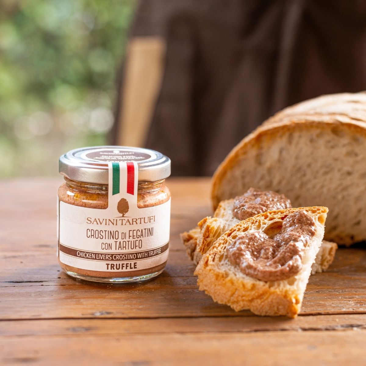 Crostino di fegatini con tartufo