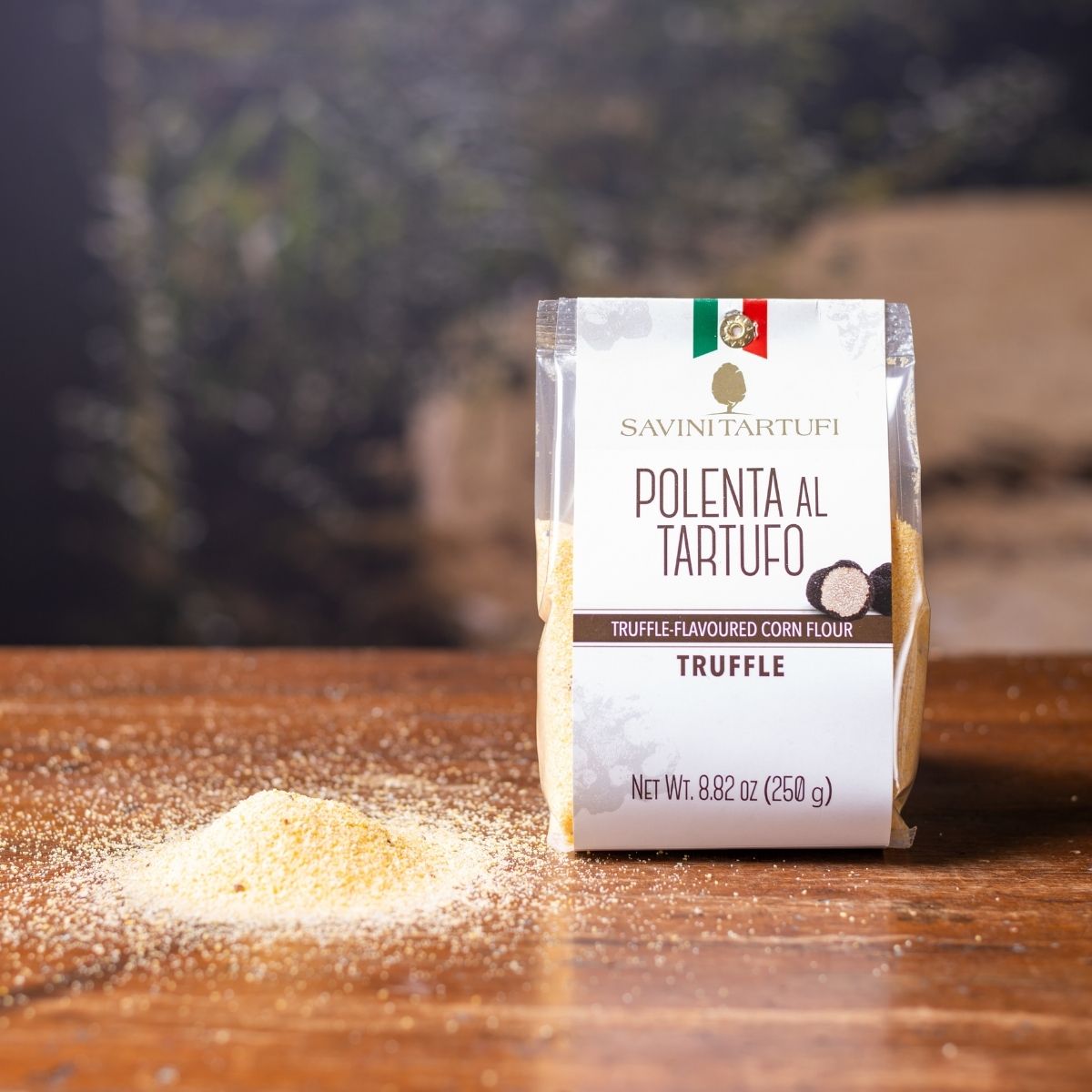 Truffle-flavoured corn flour