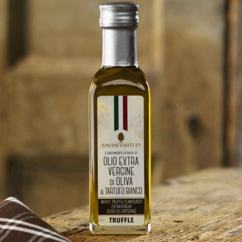 Condimento a base di olio extravergine d'oliva al tartufo bianco