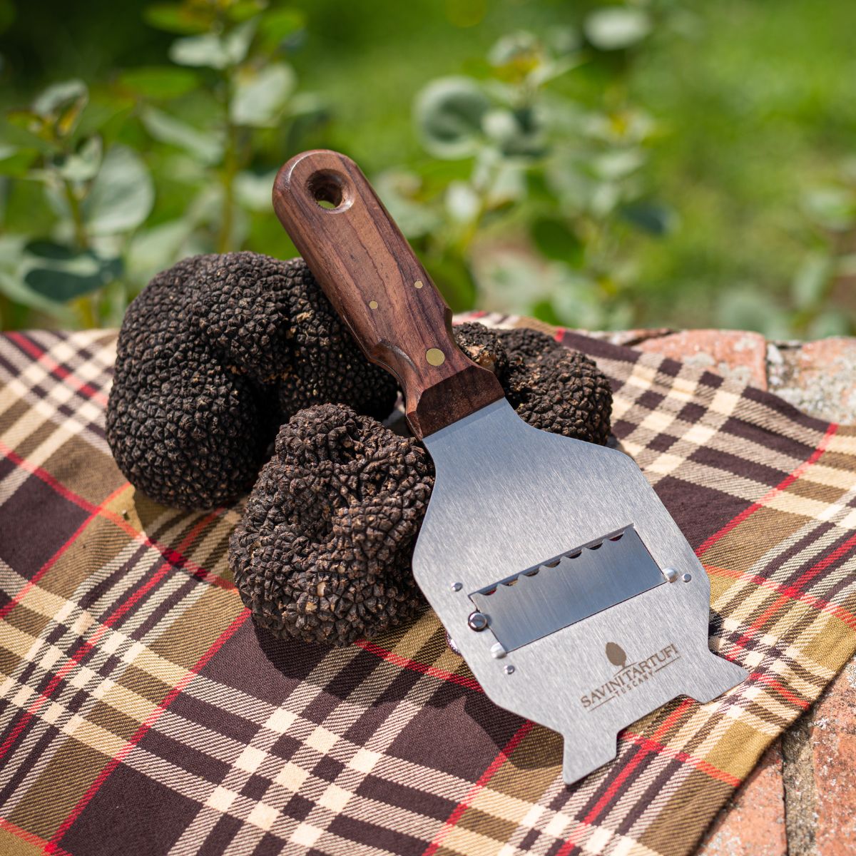 Affetta Tartufi Inox Manico Palissandro